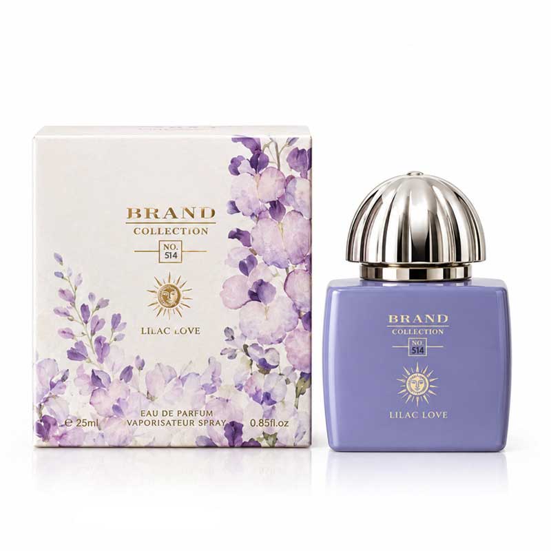 ادکلن برند کالکشن Brand Collection رایحه آمواج لیلاک لاو کد 514 حجم 25ml