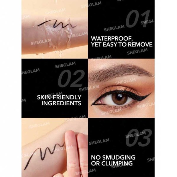 خط چشم ضد آب شیگلم Sheglam مدل Eye Affinity Waterproof Eyeliner