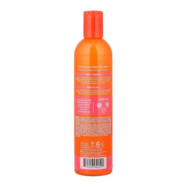 لوسیون تقویت‌ کننده و ضد شکستگی مو کنتو Cantu مدل Guava Lenght Tetention Hair Lotion حجم 355ml