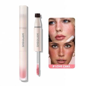 رژگونه و قلم کک و مک دو طرفه شیگلم Sheglam مدل Sunspell Freckle & Flush Pen رنگ Love Cake