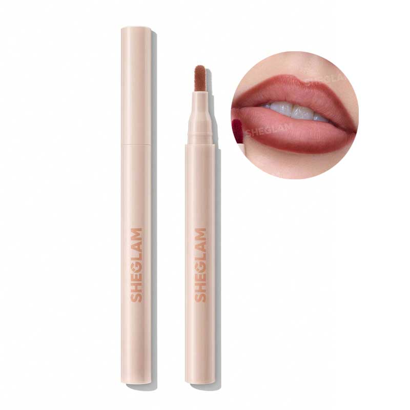 خط لب مایع شیگلم Sheglam مدل True Stain Liquid Lip Liner رنگ 012 Bare Blush