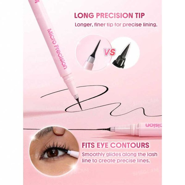 خط چشم مویی بسیار ظریف شیگلم Sheglam مدل Micro Precision Ultra Long Tip