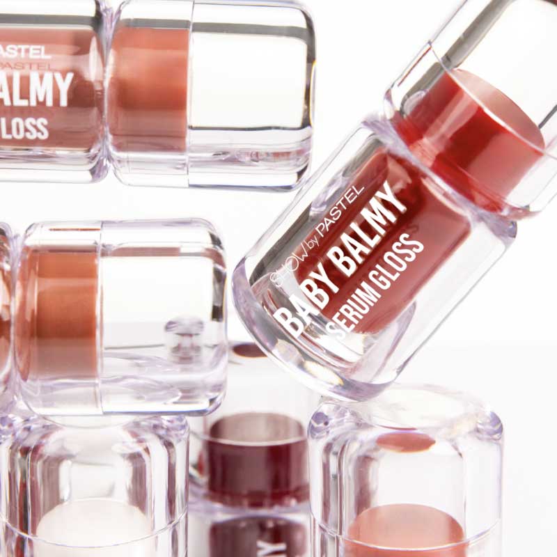 لیپ گلاس و بالم لب سرمی پاستل Pastel مدل Baby Balmy Serum Gloss