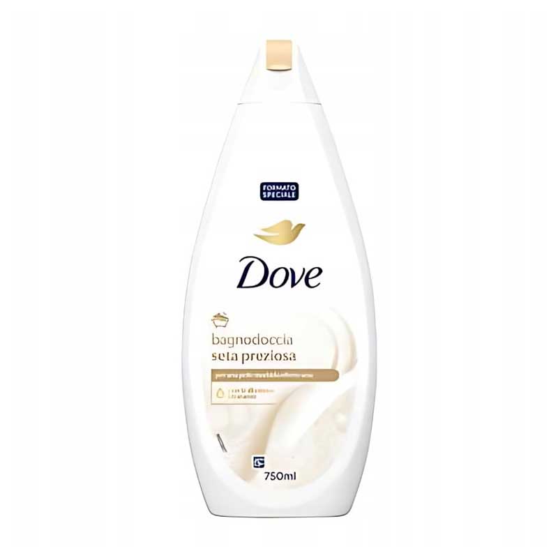 شامپو بدن ابریشم داو Dove مدل Dove Seta Preziosa حجم 750ml