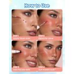 رژگونه و قلم کک و مک دو طرفه شیگلم Sheglam مدل Sunspell Freckle & Flush Pen